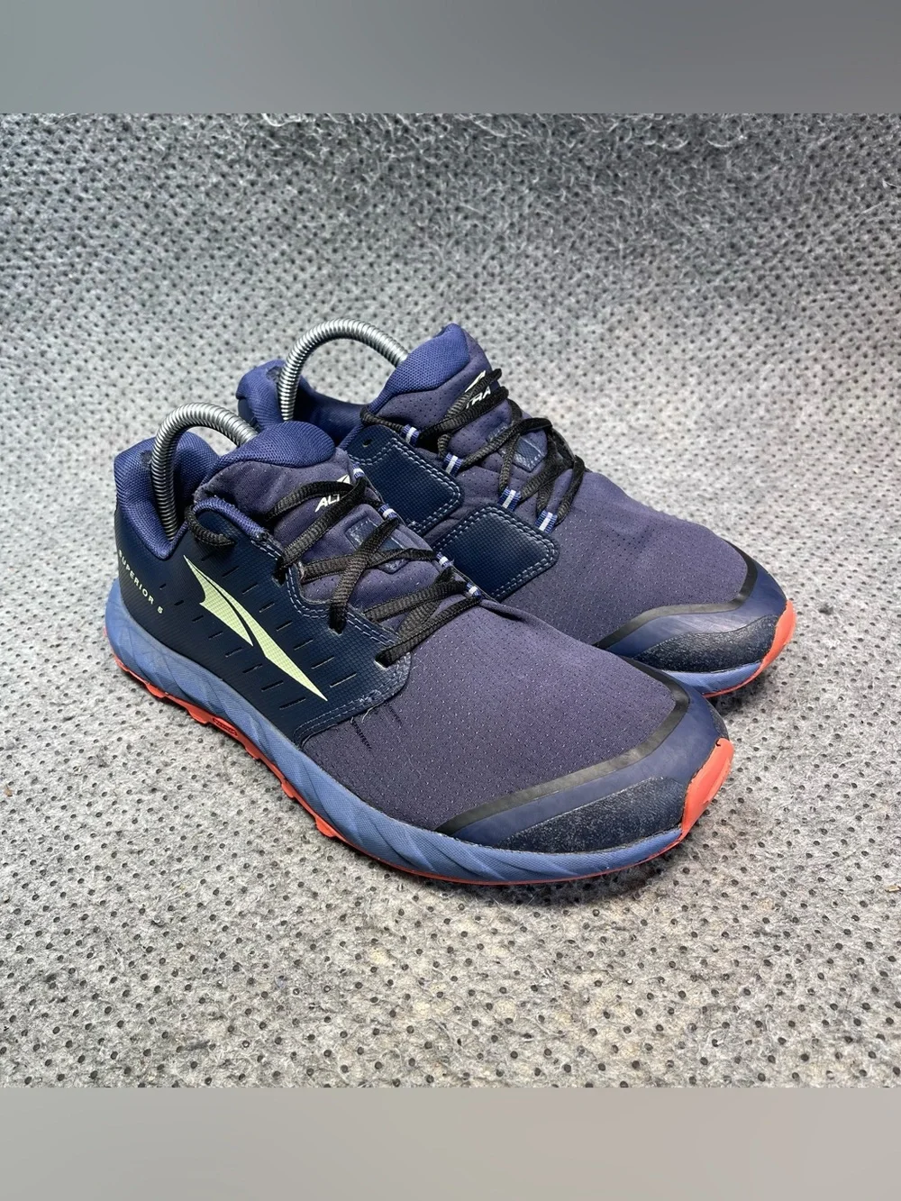 Altra Superior 5 Navy with Orange Accent Running Shoes
